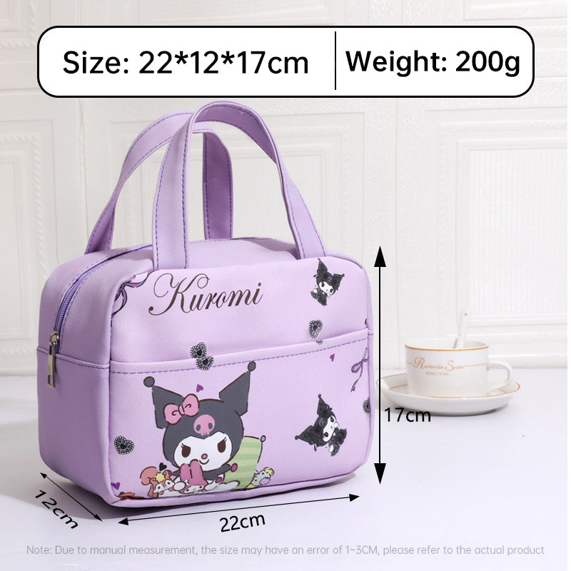 Cute Kuromi Storage Lunch Bag
