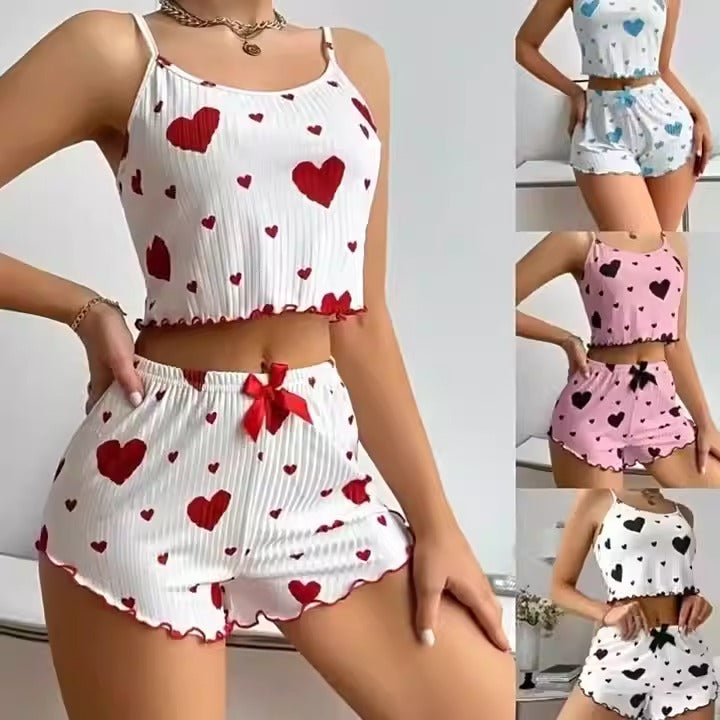 Women's Two Piece Love Pajamas