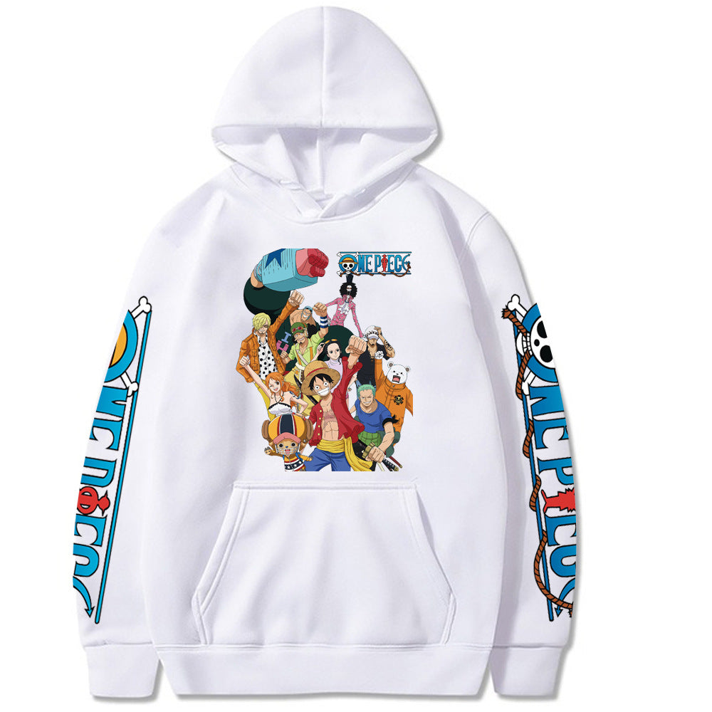 One Piece Printed Cotton Hoodie