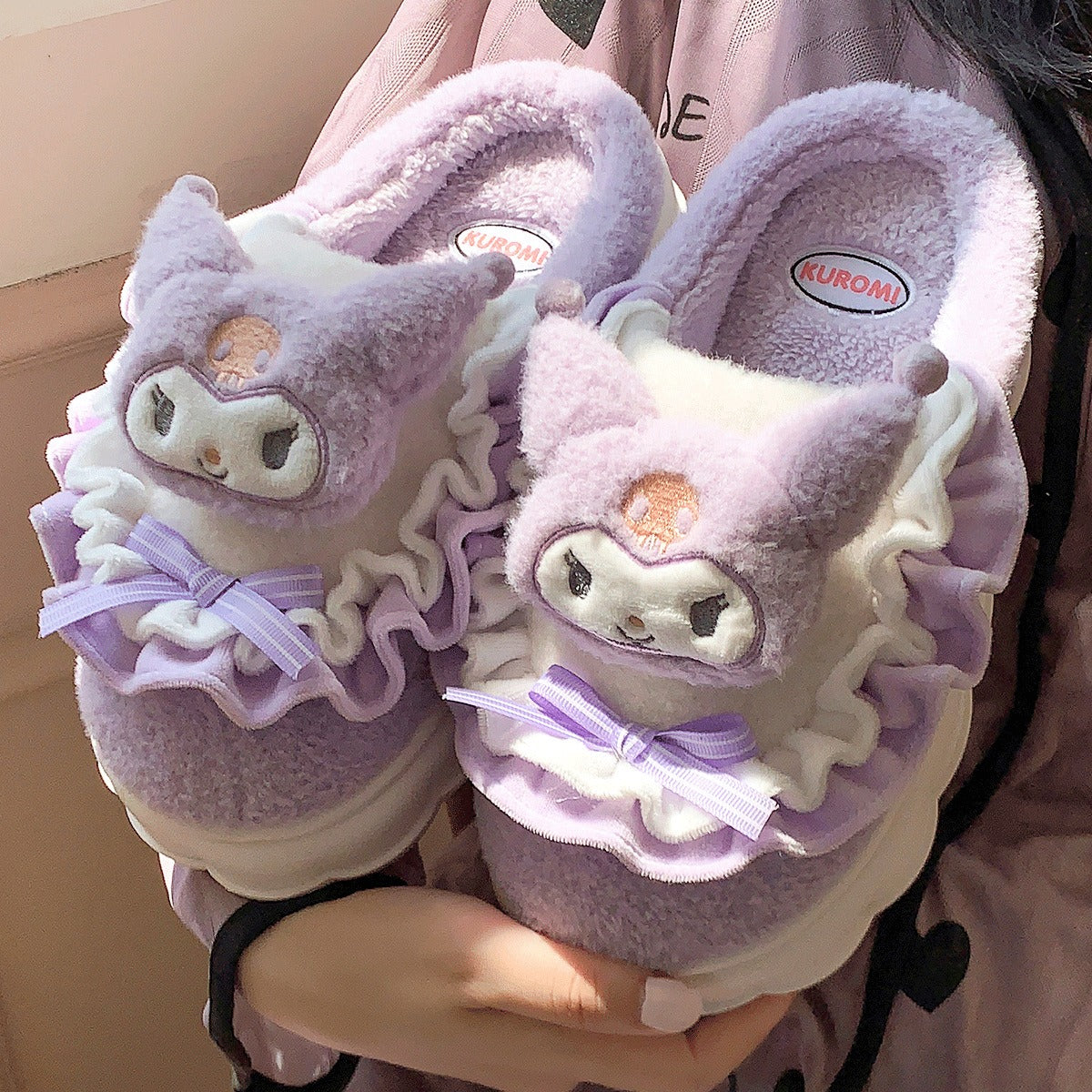 Ruffled Sanrio Slippers