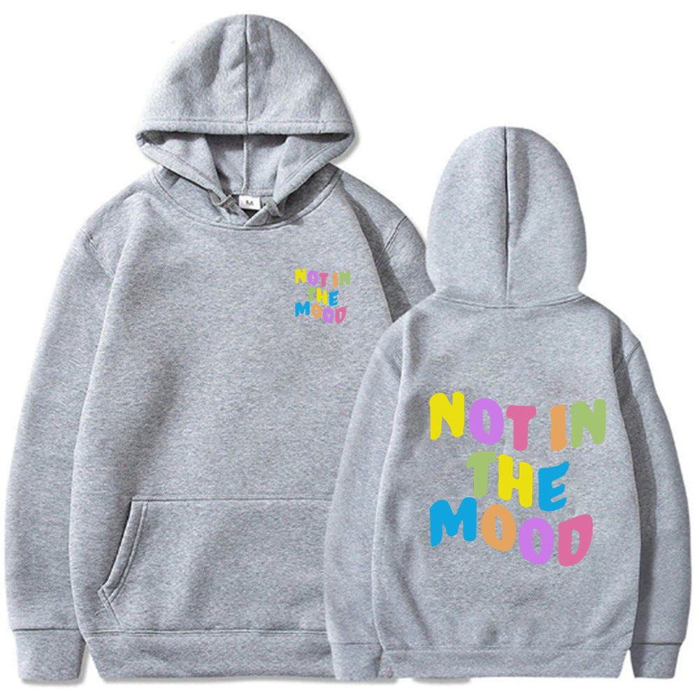 Not in the Mood Rainbow Colored Hoodie