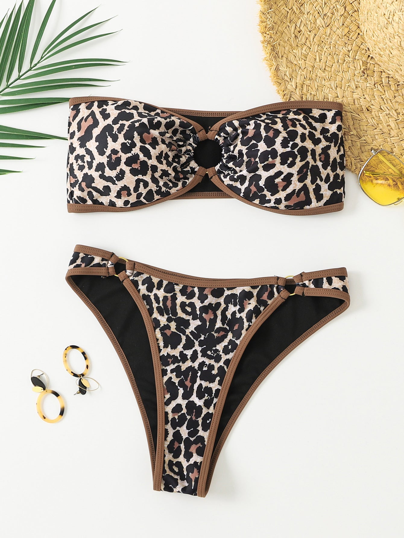 Porcelain Printed Bikini Swimsuit
