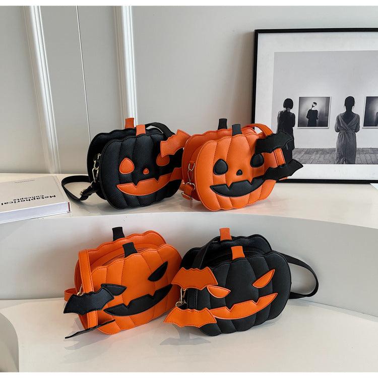 Halloween Pumpkin Fashion Crossbody Shoulder Bag
