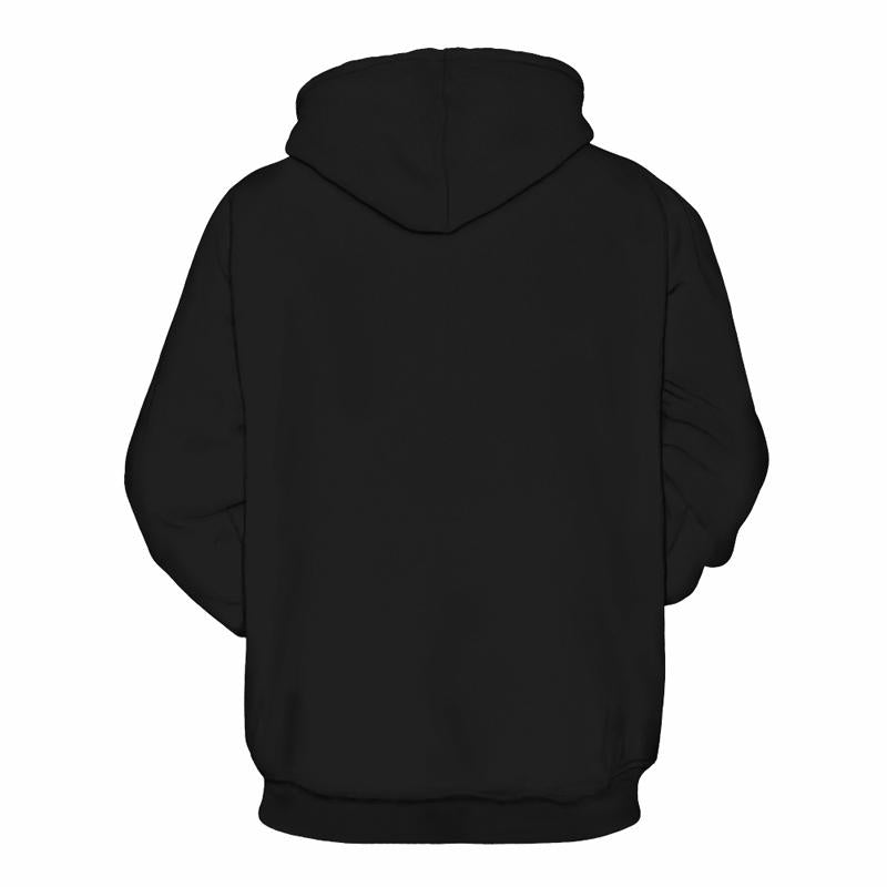 Colorful Skull Printed Hoodie