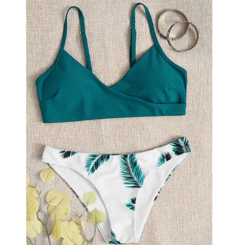 Floral Print Bikini Set