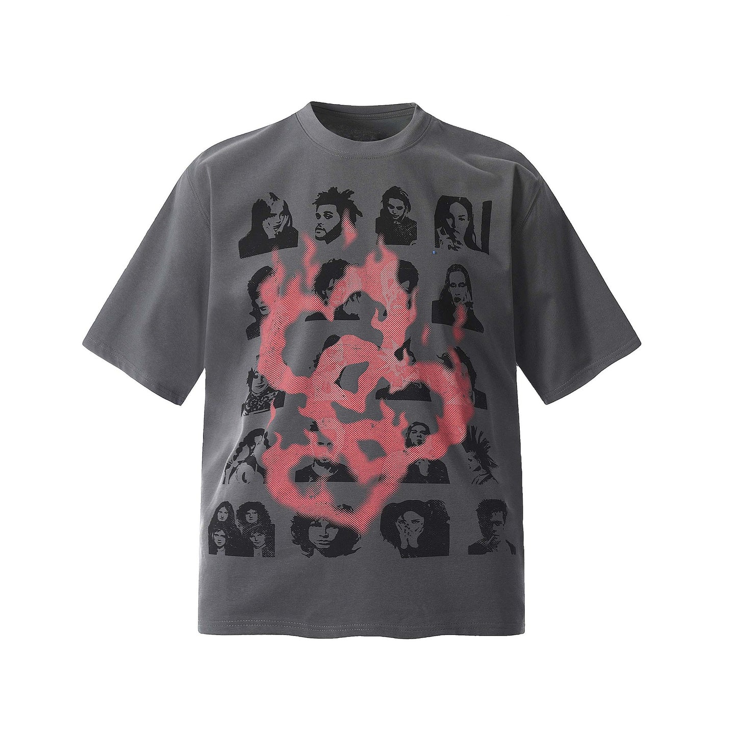 Flame Heart Short Sleeve Unisex T-Shirt