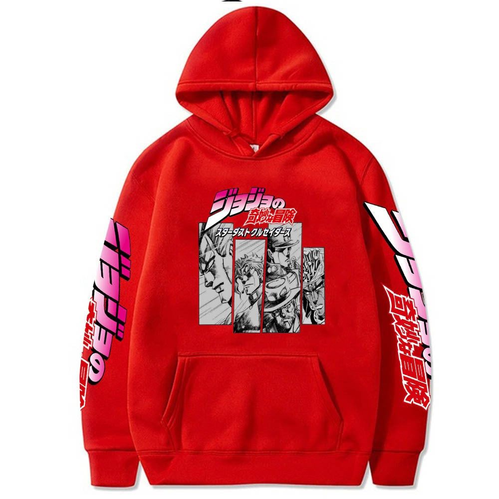 JOJO Printed Fleece Hoodie