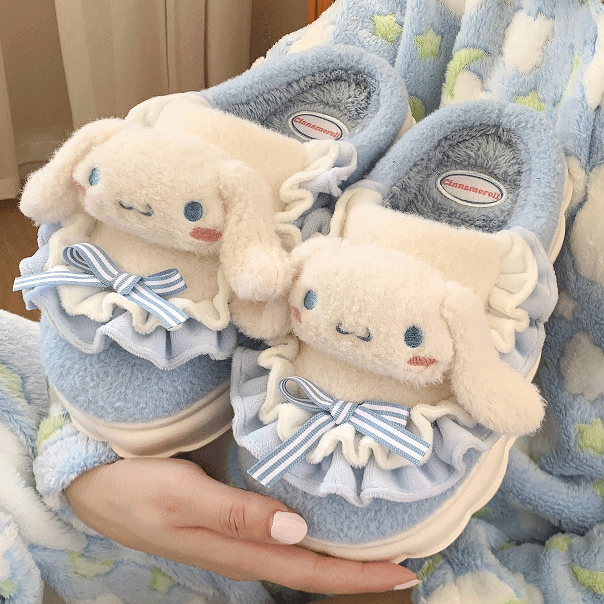 Ruffled Sanrio Slippers