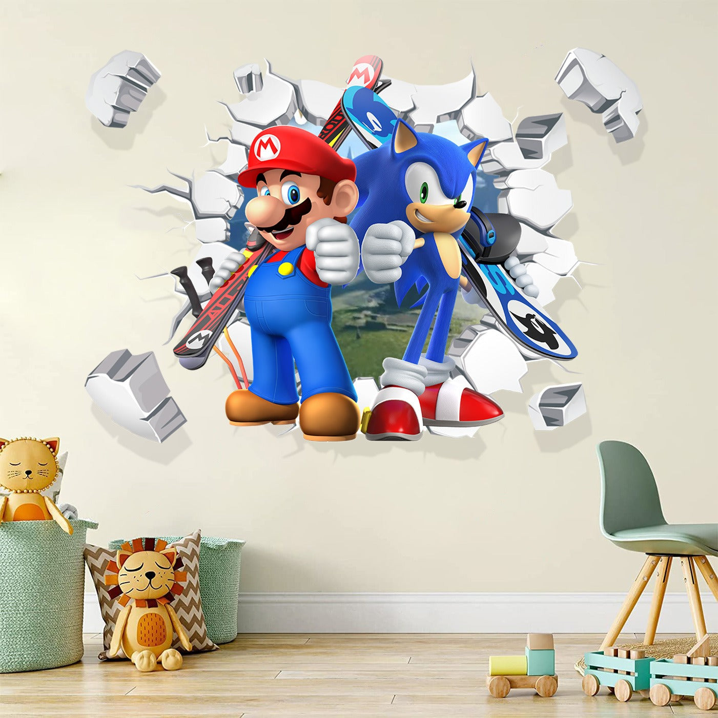 Mario Wall Decoration Stickers