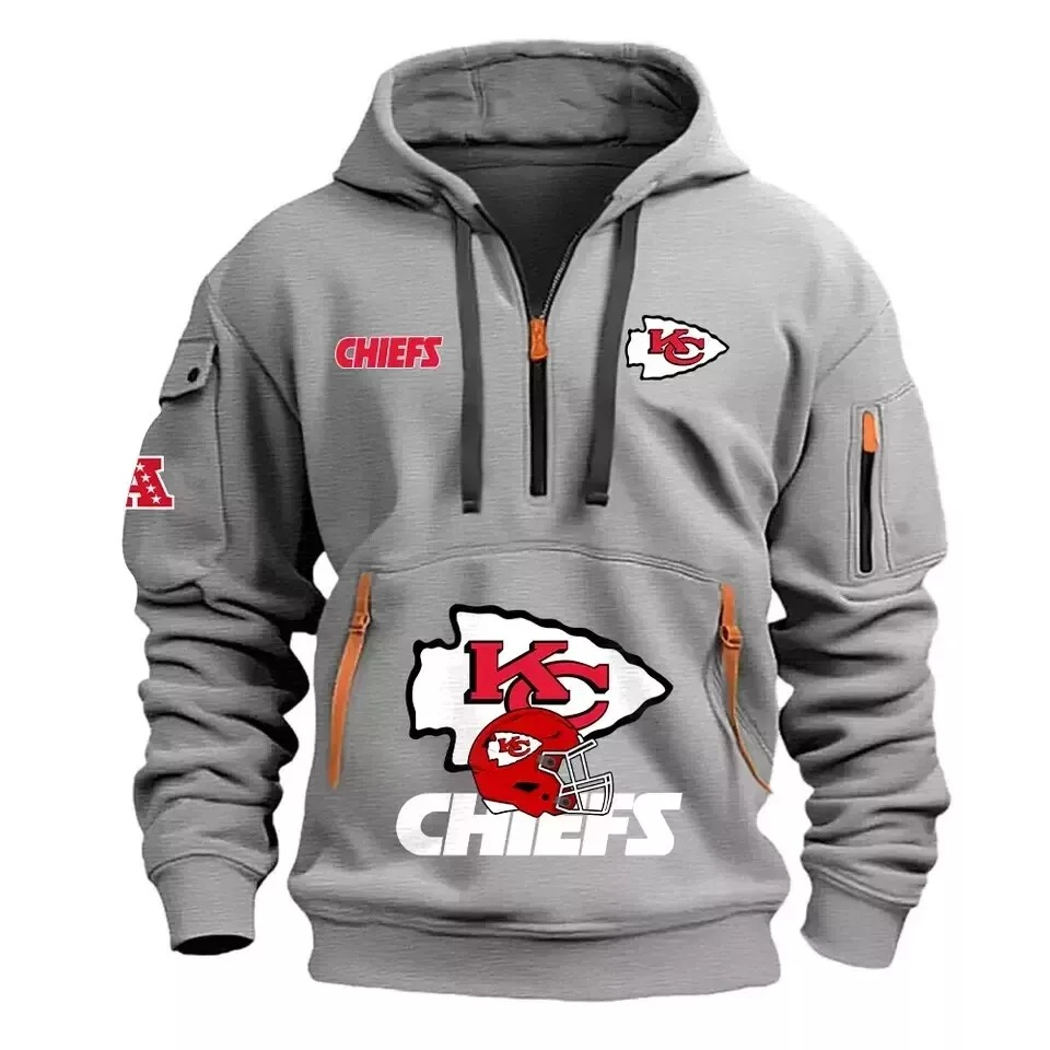 Men's Kansas City Chiefs Multi Pocket Hoodie