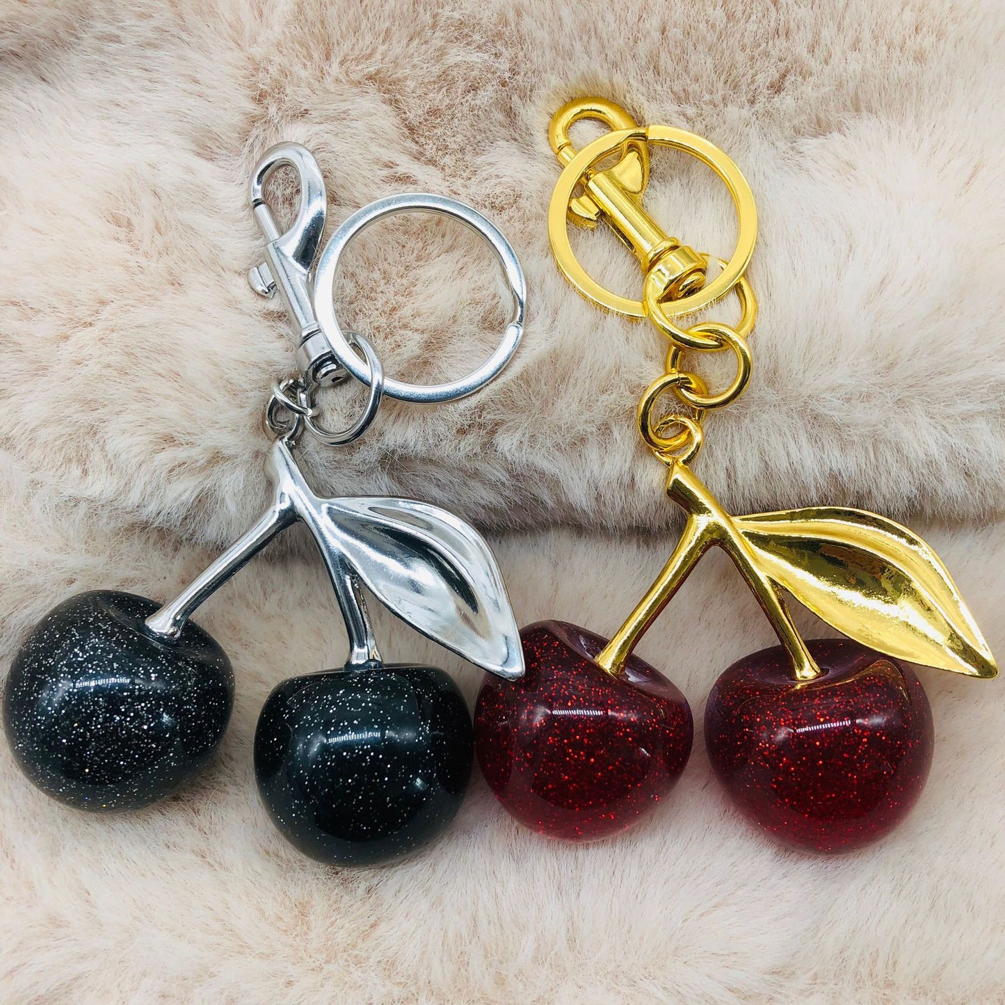 Cherry Keychain Pendant