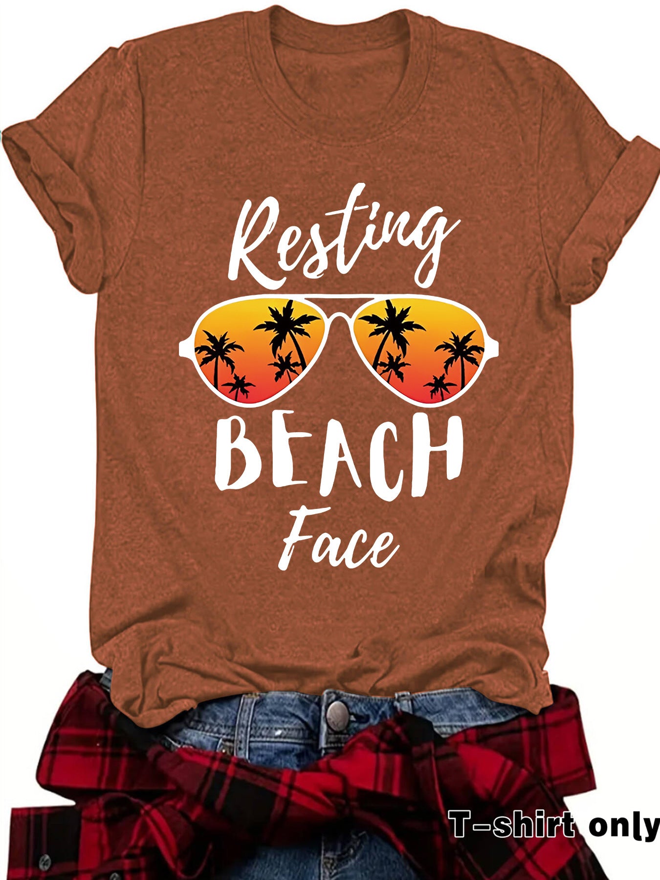 Resting BEACH Face Loose Short Sleeve
