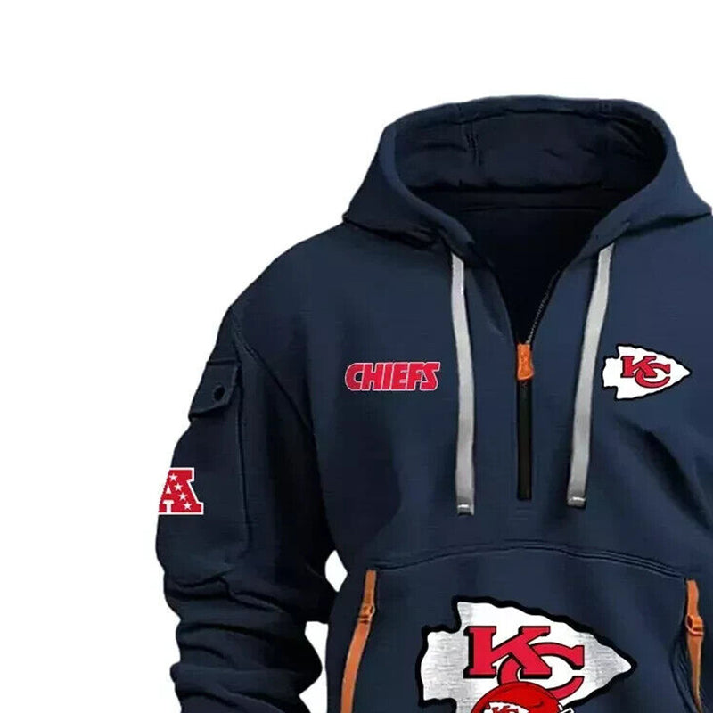 Men's Kansas City Chiefs Multi Pocket Hoodie