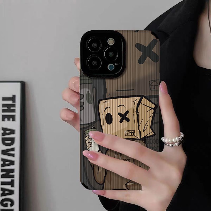 Social Anxiety Cardboard box iPhone Phone Case