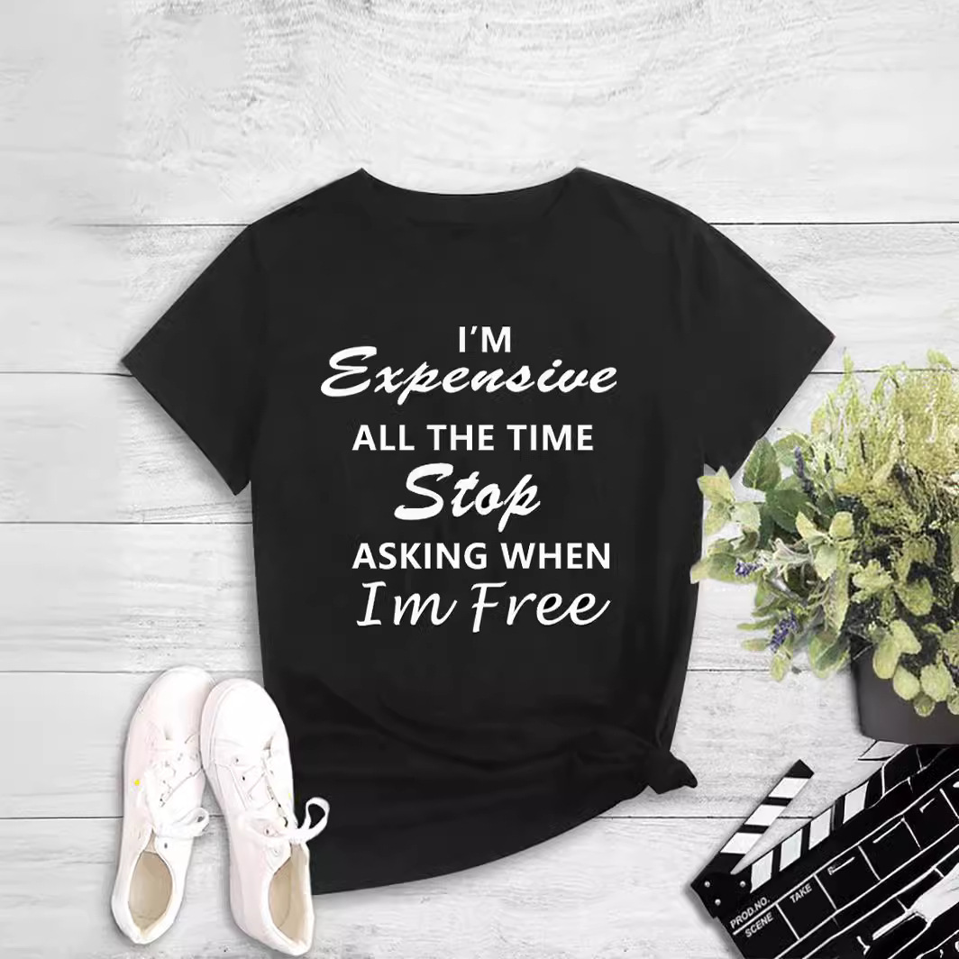 Fashion Women's Printed Round Neck T-Shirt