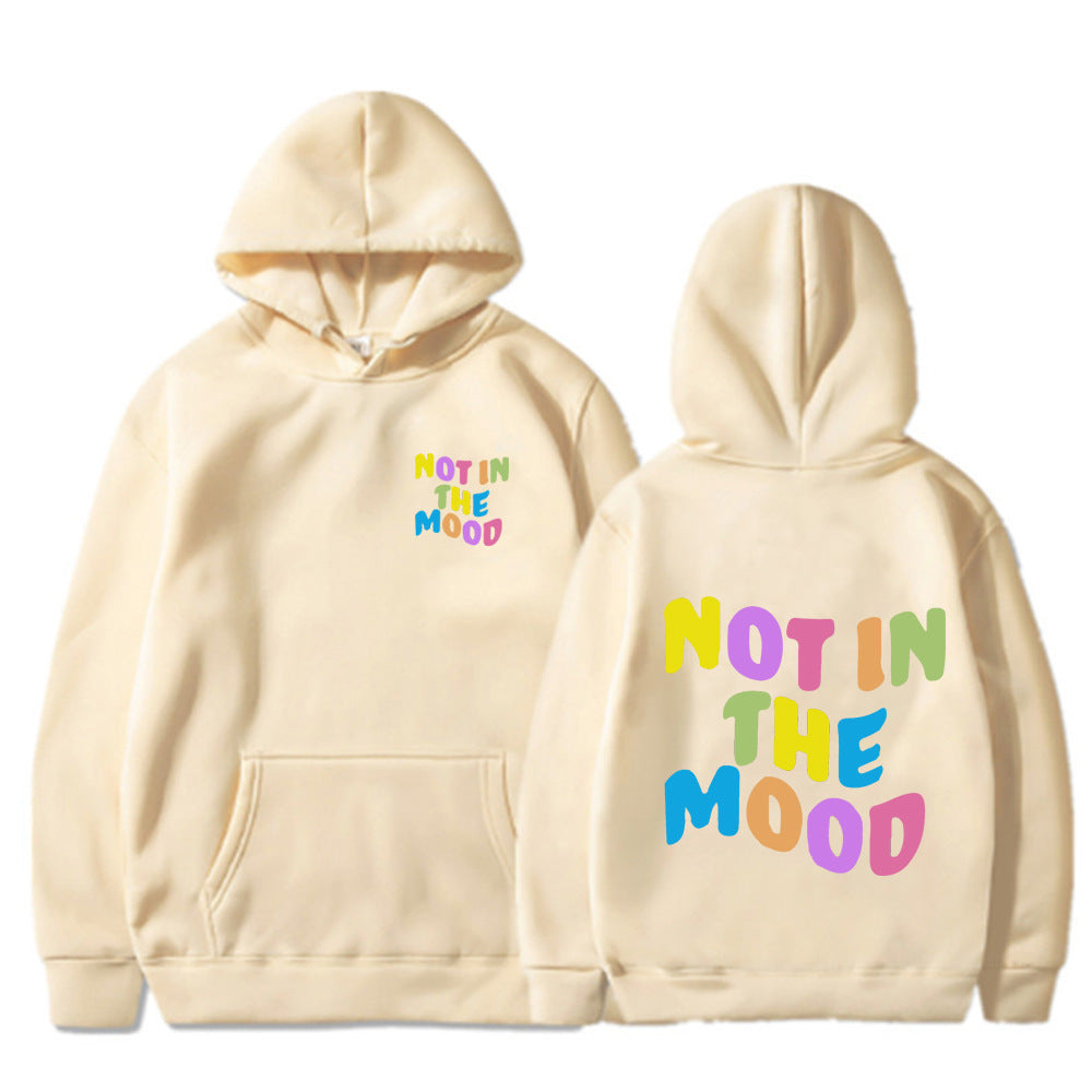Not in the Mood Rainbow Colored Hoodie