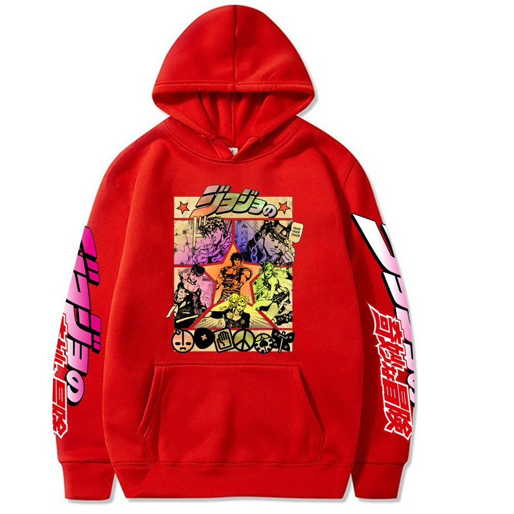 JOJO Printed Fleece Hoodie