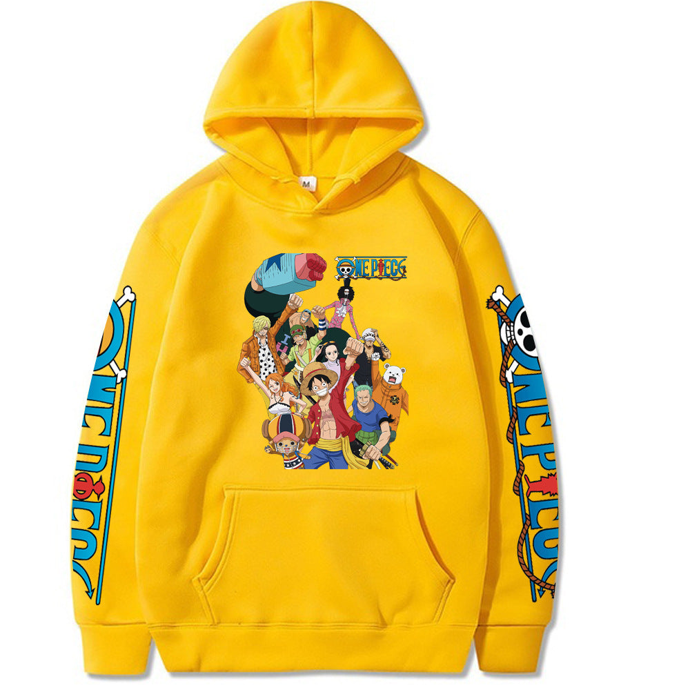One Piece Printed Cotton Hoodie