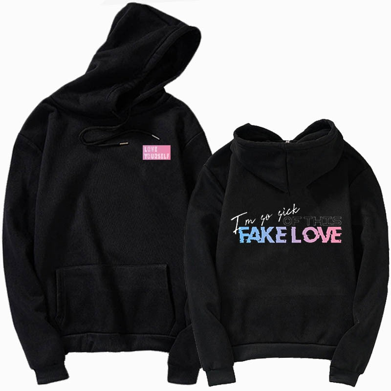 Fake Love Hoodies