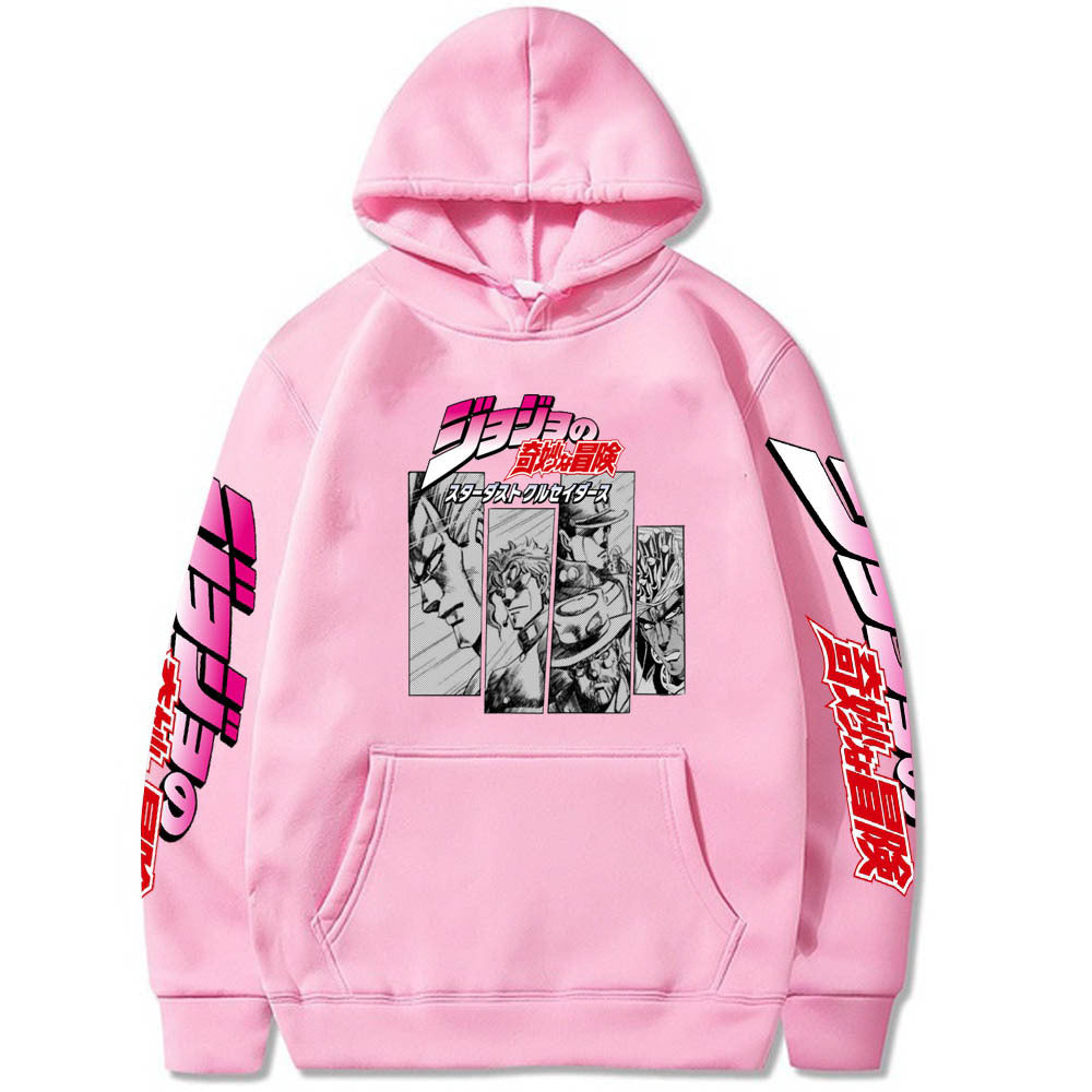 JOJO Printed Fleece Hoodie