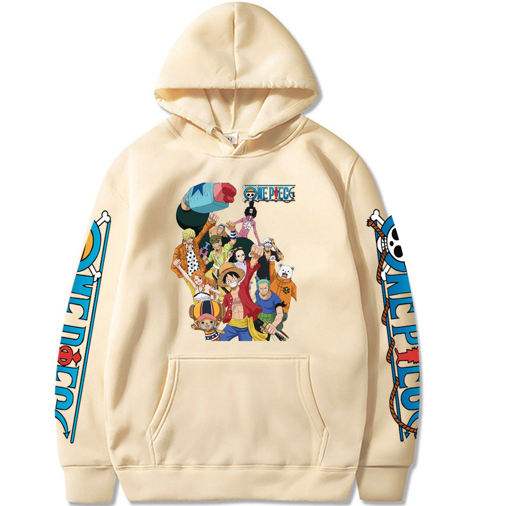 One Piece Printed Cotton Hoodie