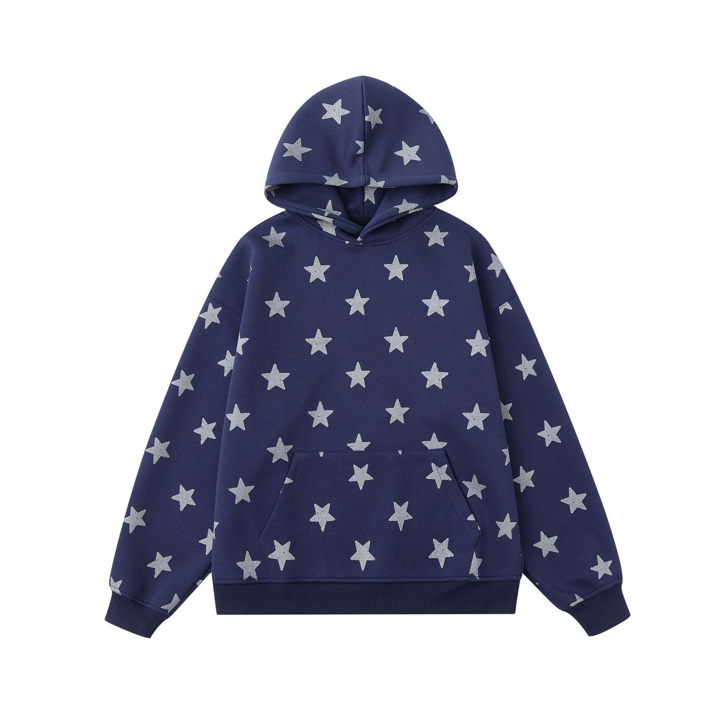 Star All-Over Print Unisex Streetwear Hoodie