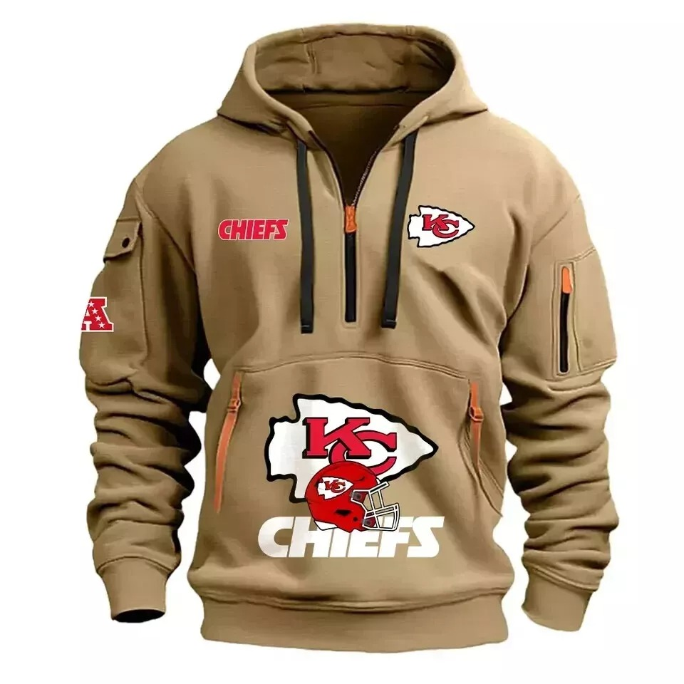 Men's Kansas City Chiefs Multi Pocket Hoodie