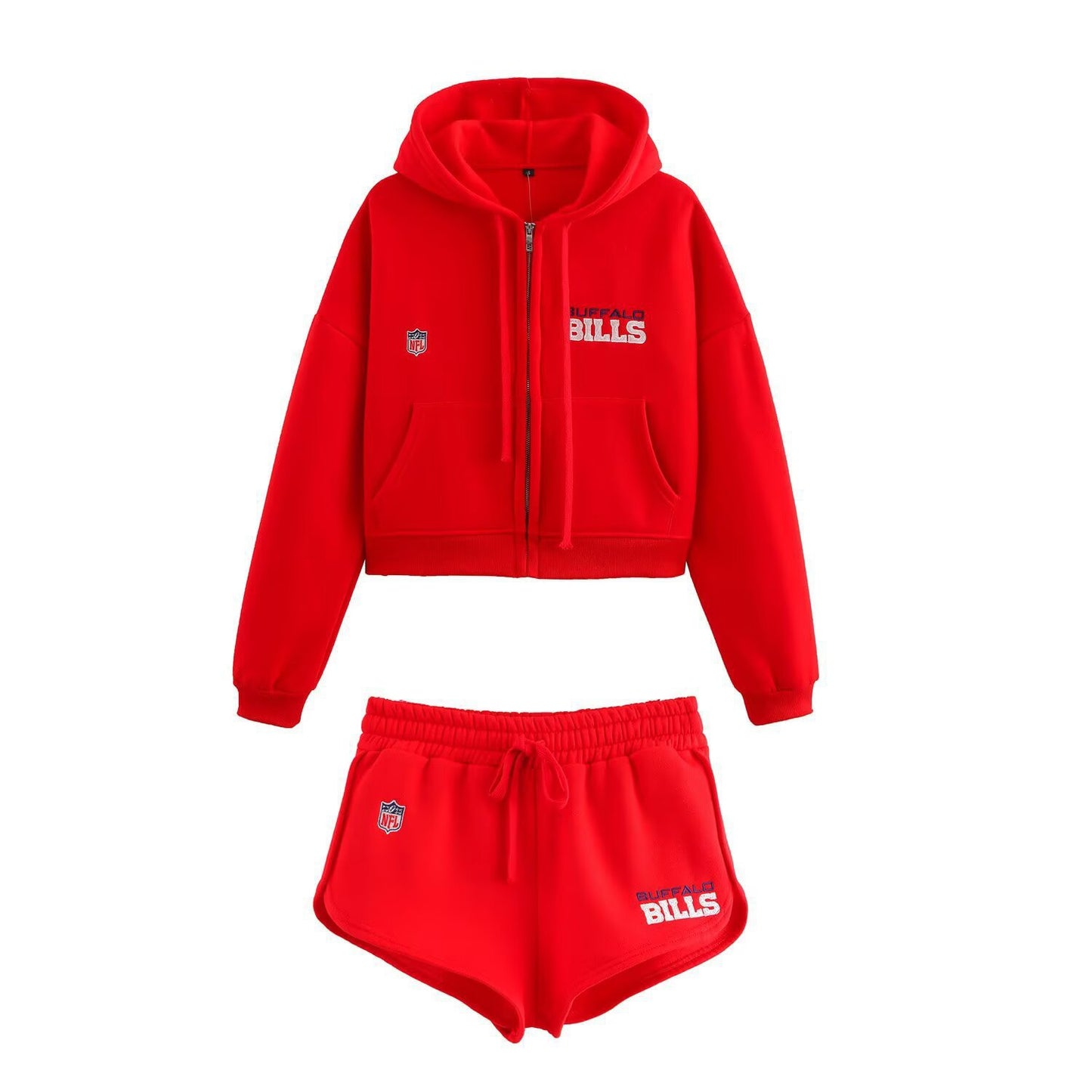 Women's Buffalo Bills Jacket and Shorts