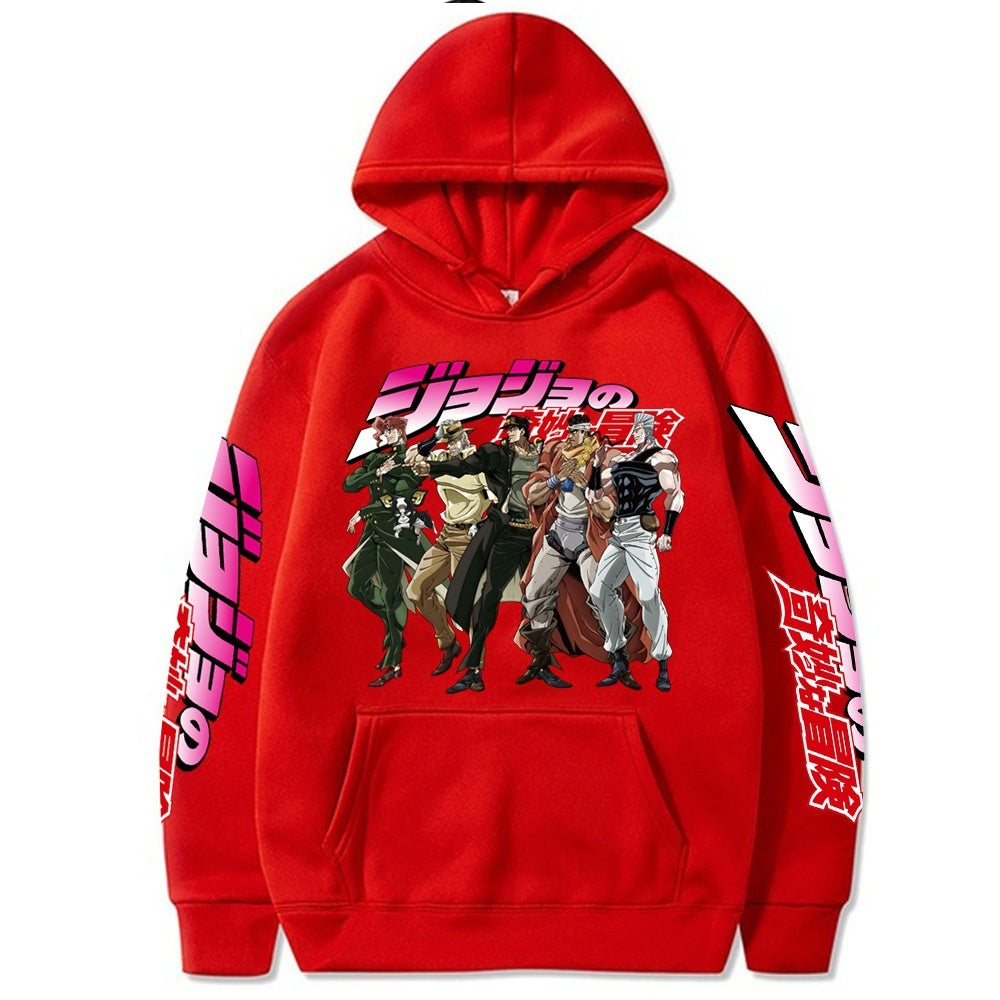 JOJO Printed Fleece Hoodie