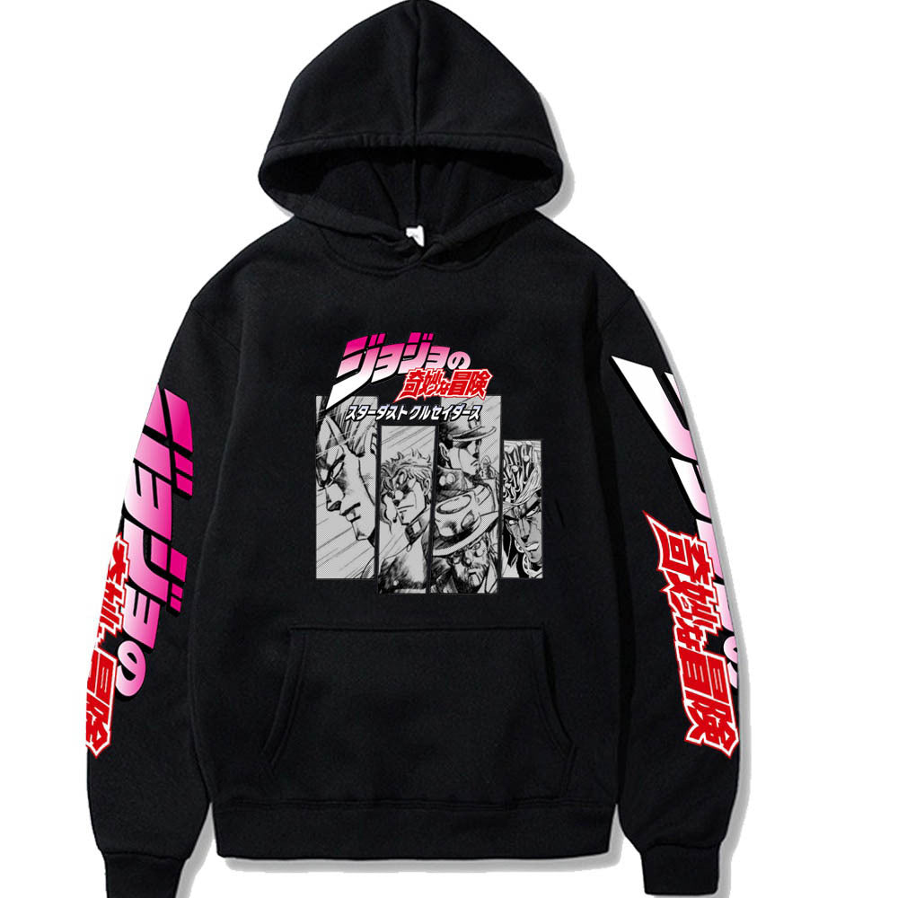JOJO Printed Fleece Hoodie