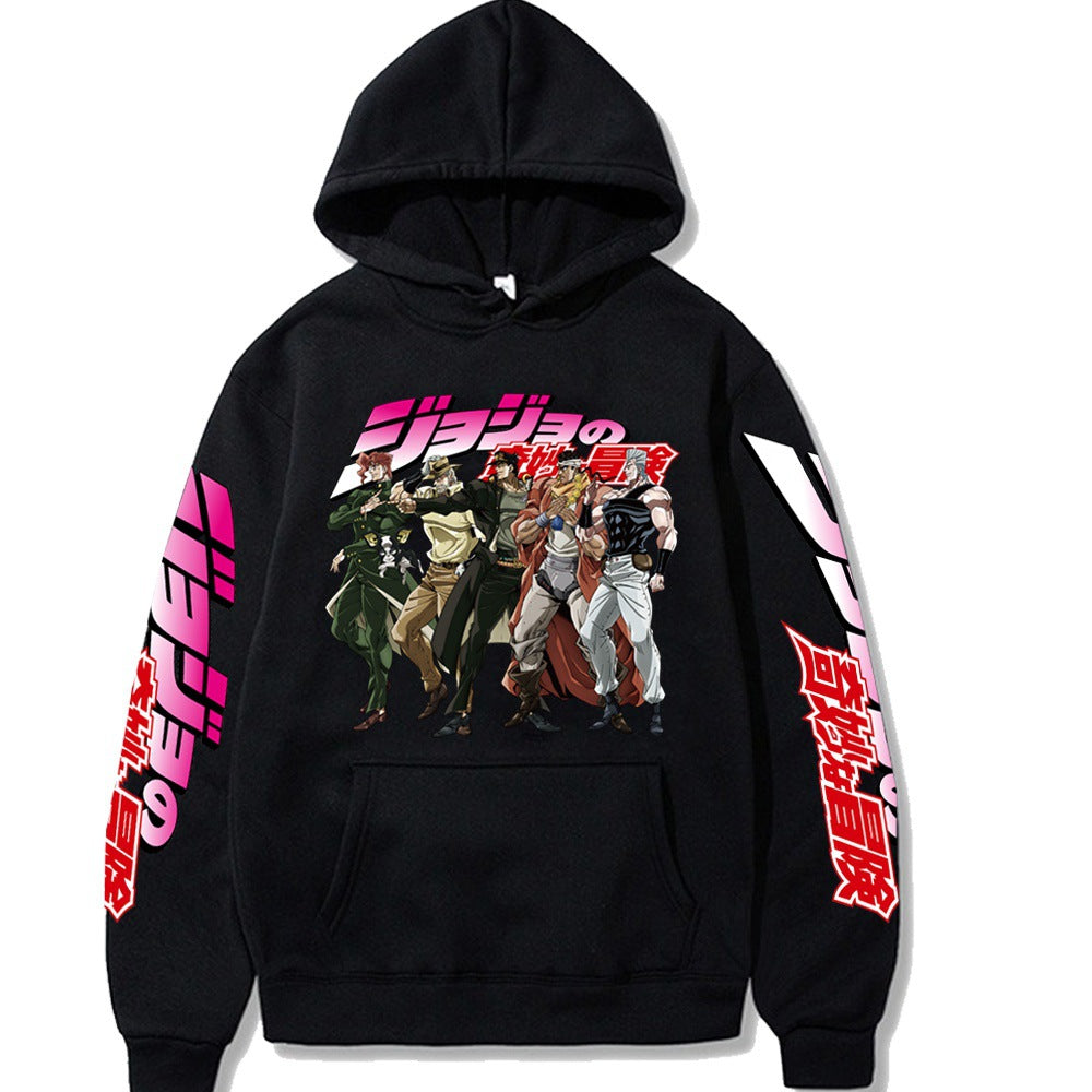 JOJO Printed Fleece Hoodie
