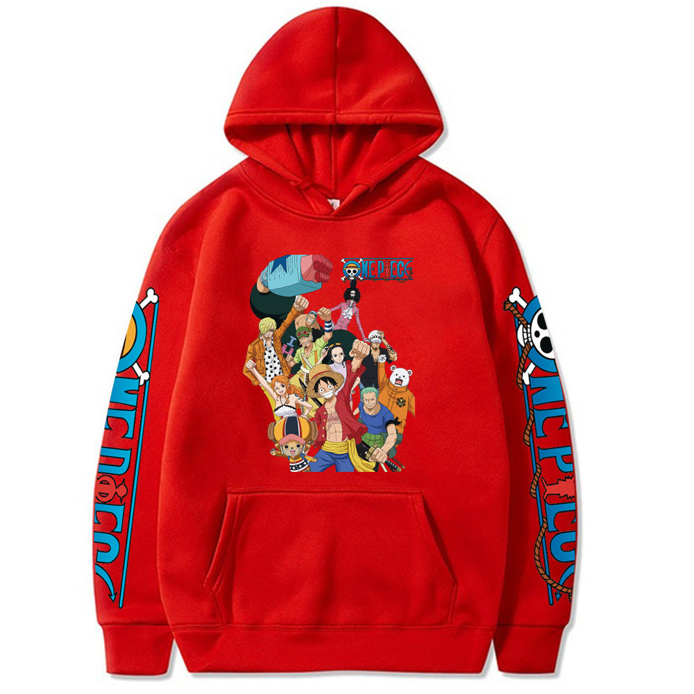 One Piece Printed Cotton Hoodie
