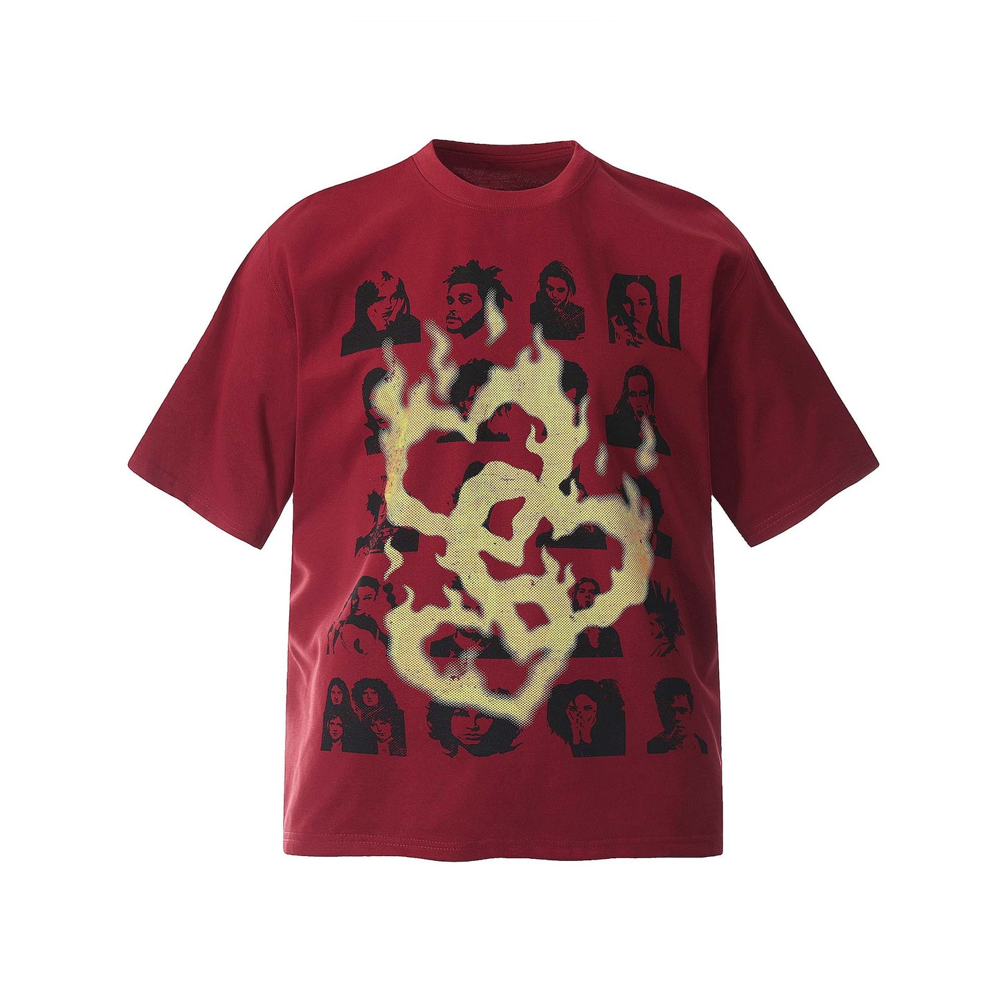 Flame Heart Short Sleeve Unisex T-Shirt