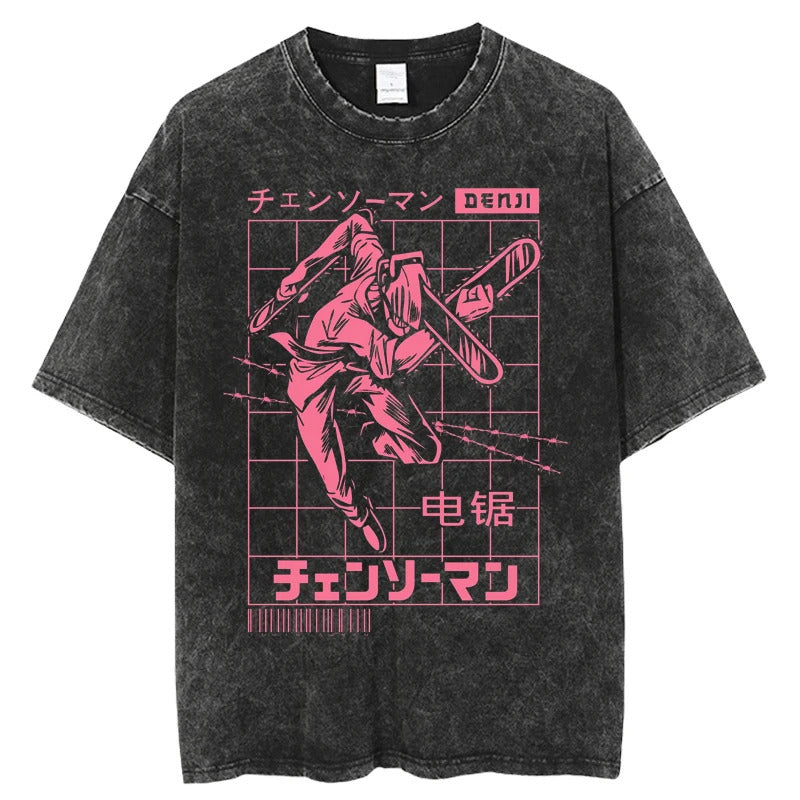 Chainsaw Man Anime Printed T-Shirt