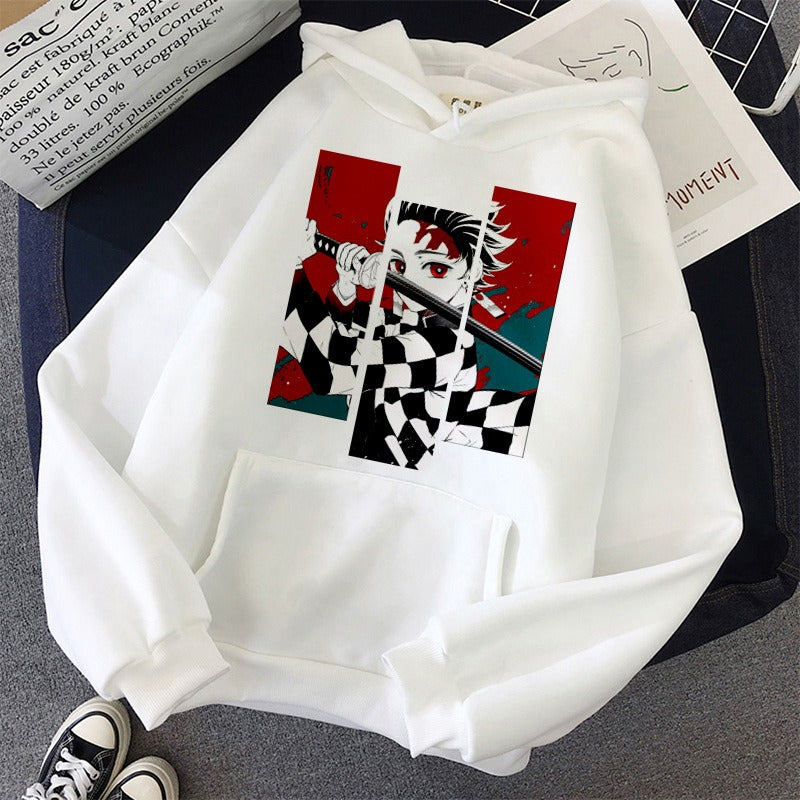 Anime Printed Graphic Hoodie