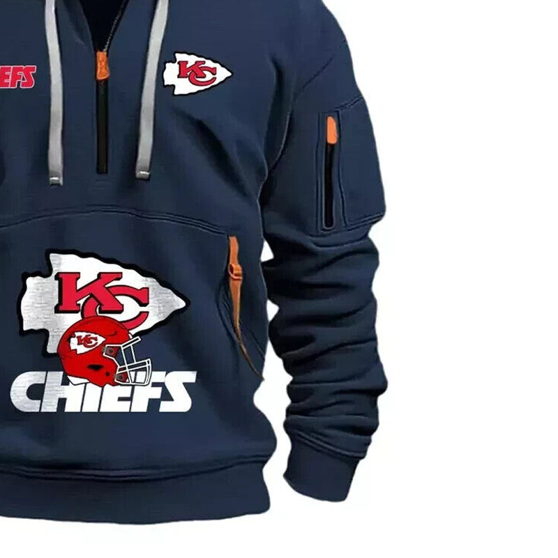 Men's Kansas City Chiefs Multi Pocket Hoodie