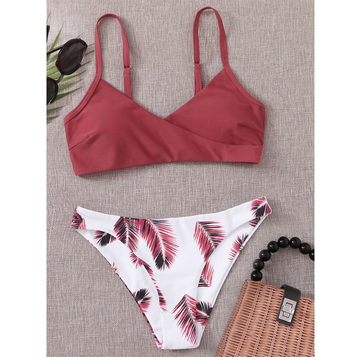 Floral Print Bikini Set