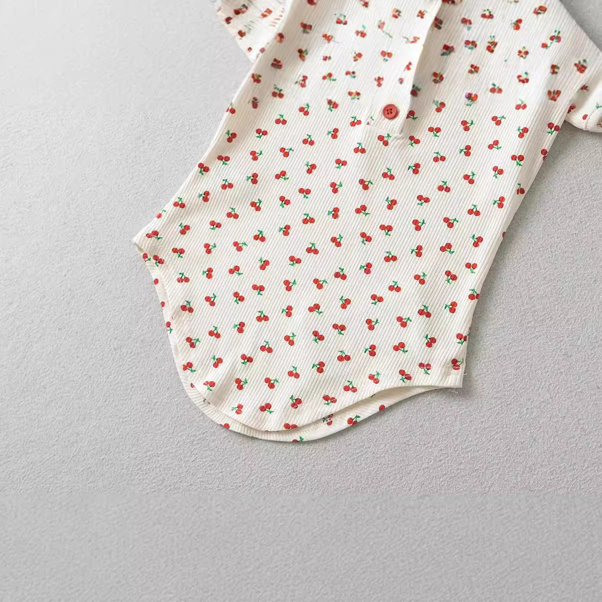 Cherry Print Slim Fit T-shirt