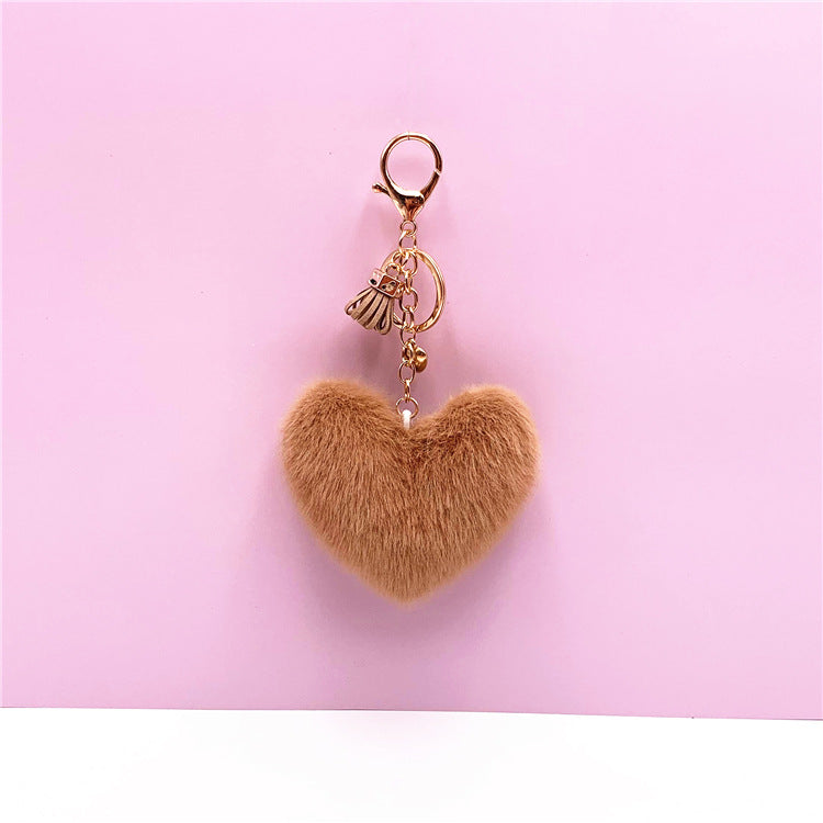 Tassel Heart Key Chain Pendant