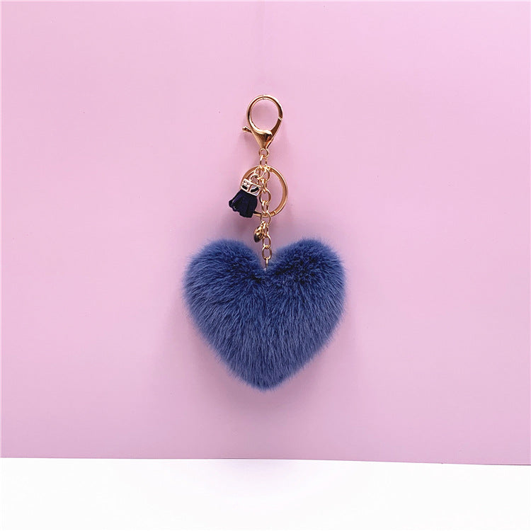Tassel Heart Key Chain Pendant