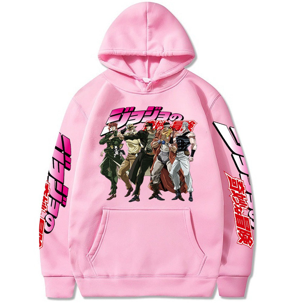 JOJO Printed Fleece Hoodie