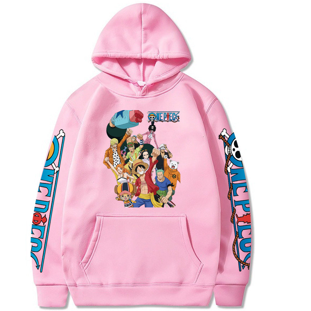 One Piece Printed Cotton Hoodie