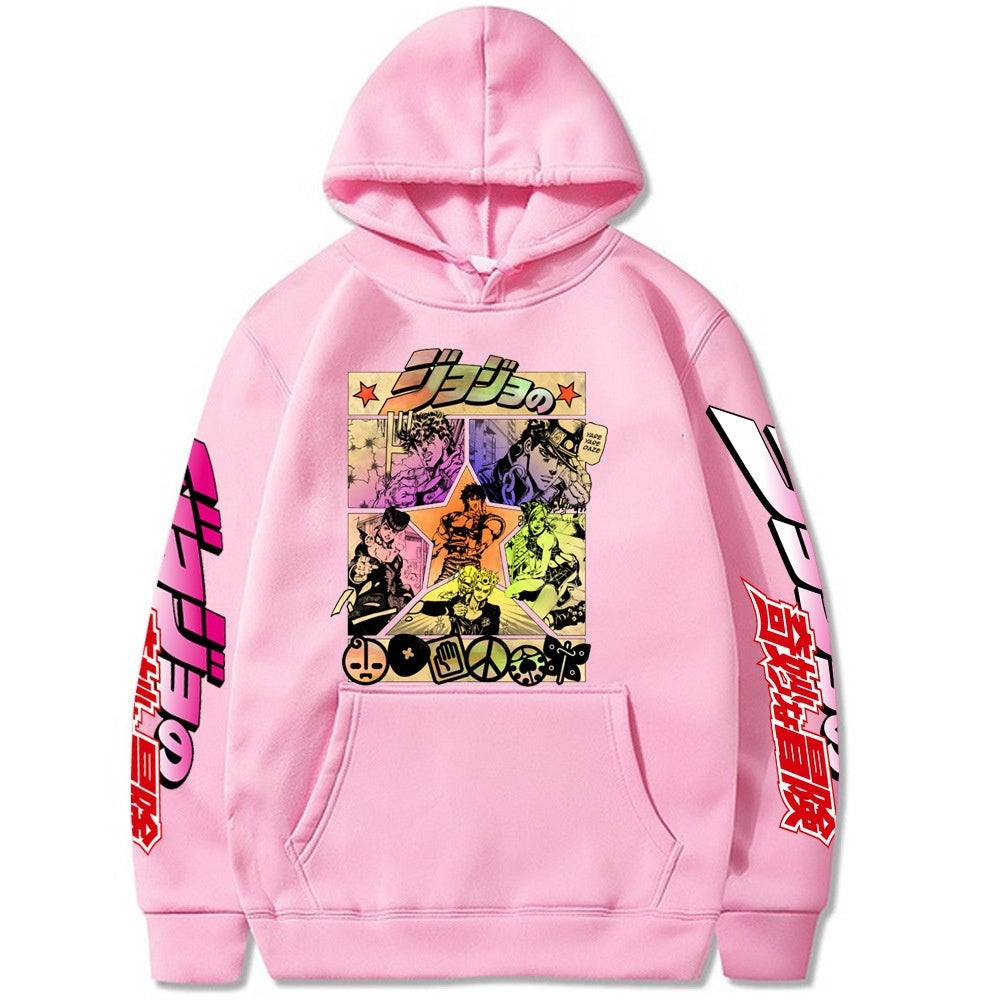 JOJO Printed Fleece Hoodie
