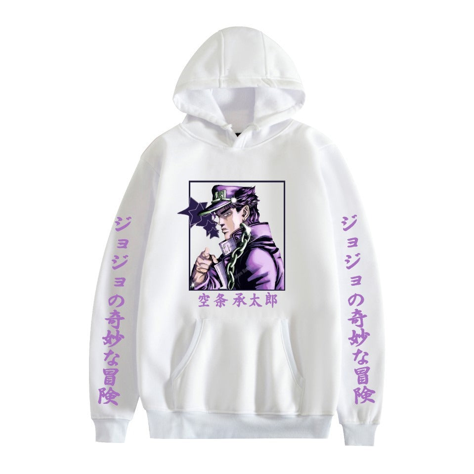 JOJO's Wonderful Adventure Print Hoodies