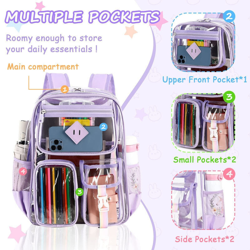 Transparent PVC Backpack