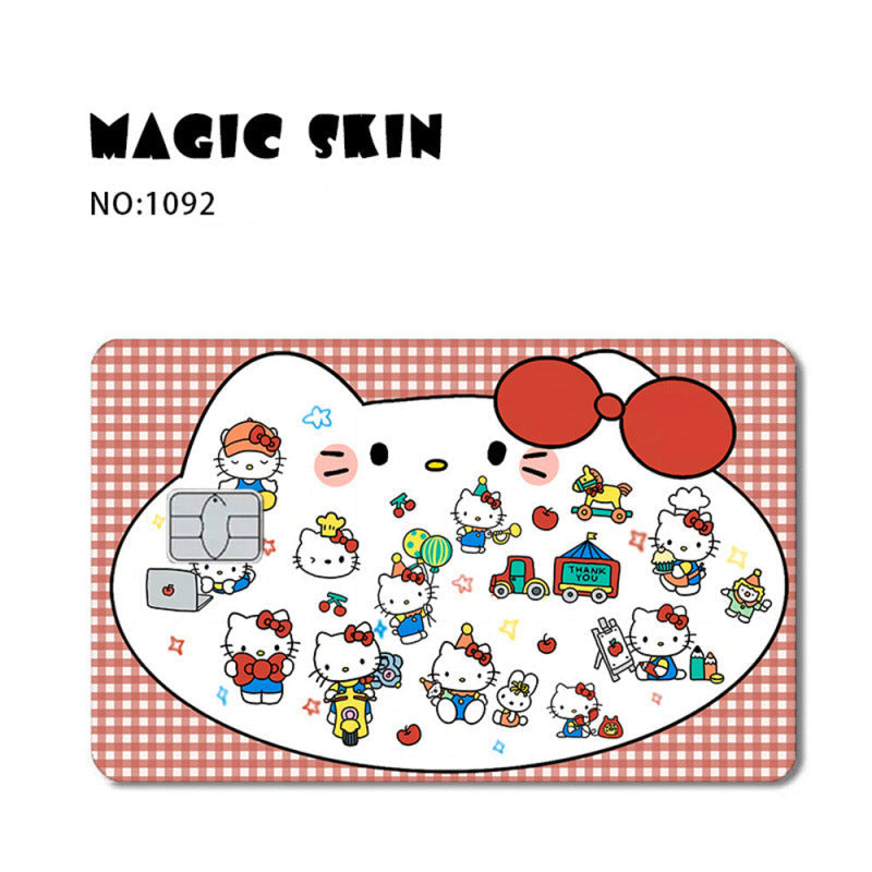 Hello Kitty Credit Card Sticker
