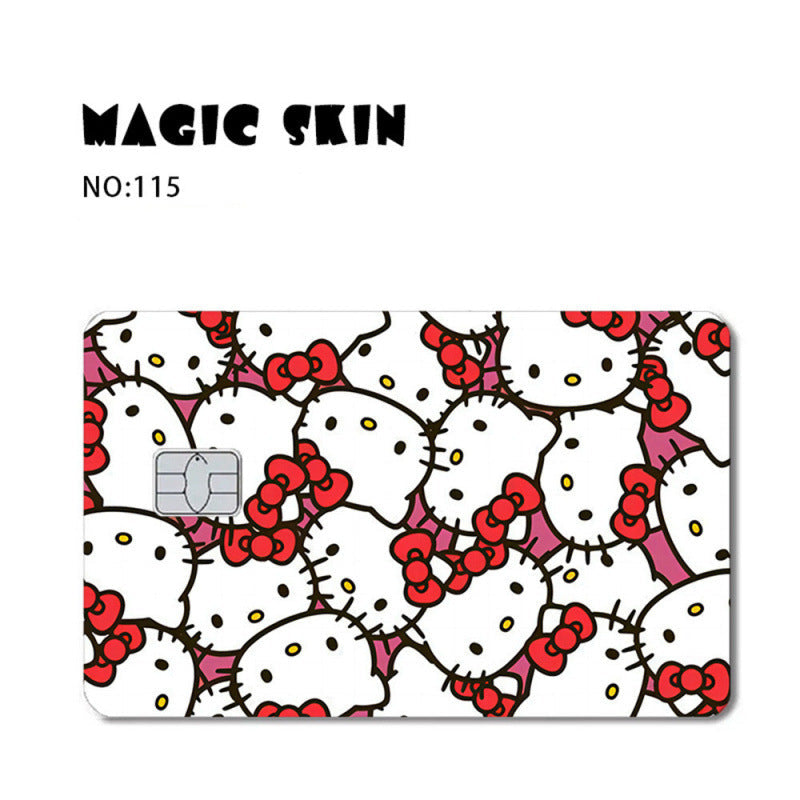 Hello Kitty Credit Card Sticker