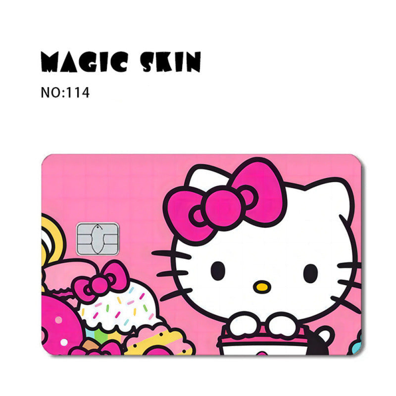 Hello Kitty Credit Card Sticker
