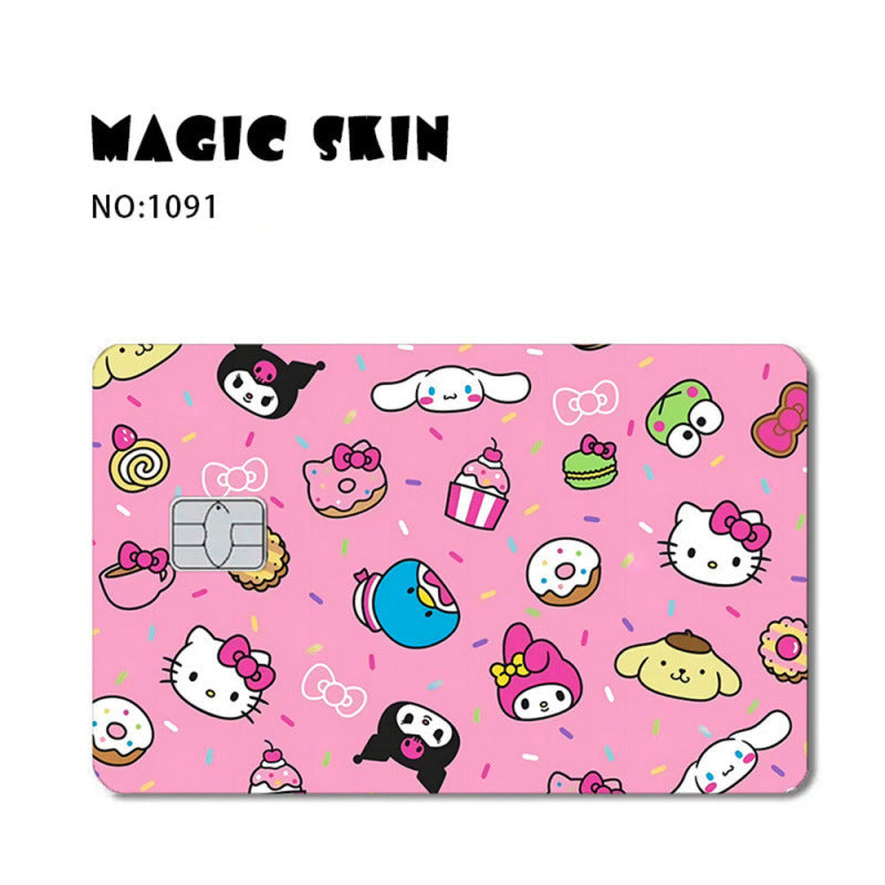 Hello Kitty Credit Card Sticker