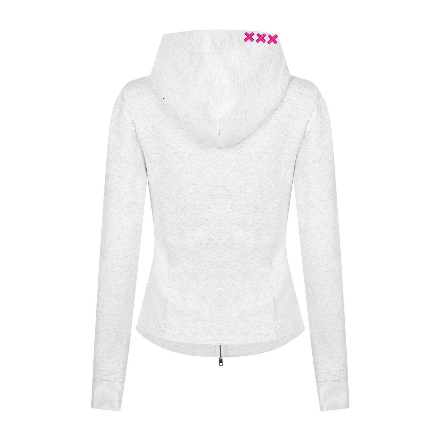 Slimming Embroidery Hooded Jacket